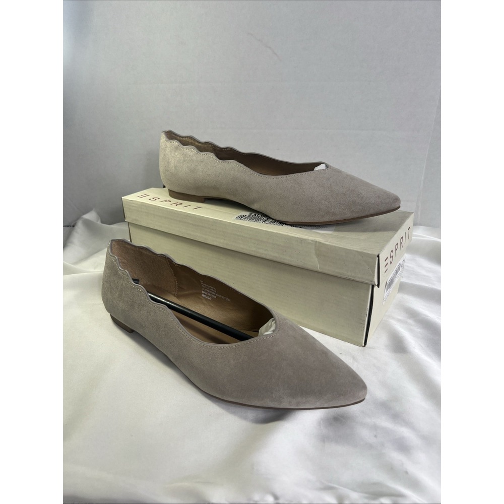 Esprit Womens Perri Cloud Ballet Flats Shoes Textile Slip On Footbed‎ 9 M New